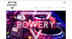Desktop Screenshot of bowery.ie